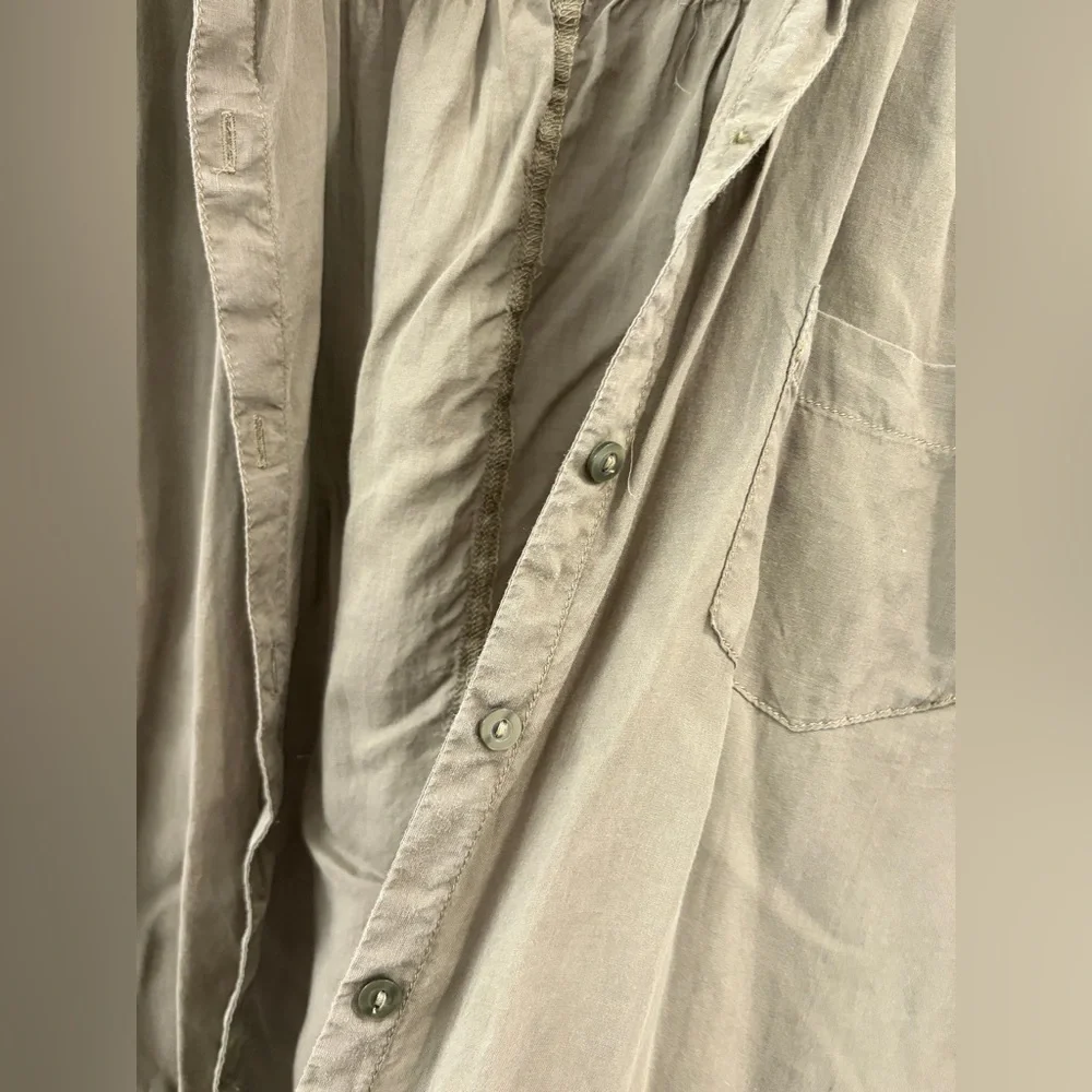 💚 American Eagle Green Button Down Shirt - Small - Picture 4 of 9